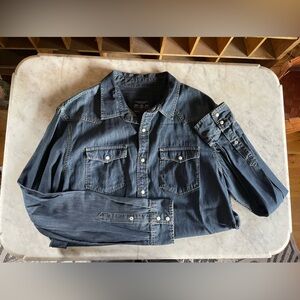 NWT American Eagle Vintage Fit Men’s Jean Shirt Size XL